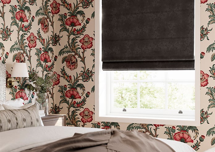 Faux Suede, Charcoal - Roman Blind - Image 5